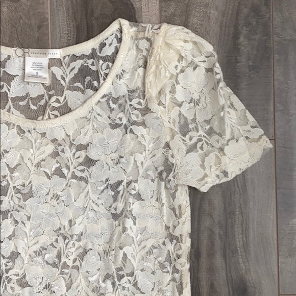 Women’s Charlotte Russe lace top - Picture 3 of 5